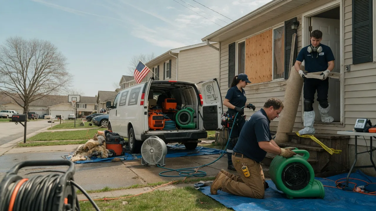 Water Damage Restoration in Kilbourne, IL near me